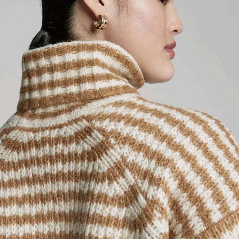 🆕 EVERLANE The Cloud Oversized Merino Wool/Alpaca Turtleneck - Picture 8 of 16